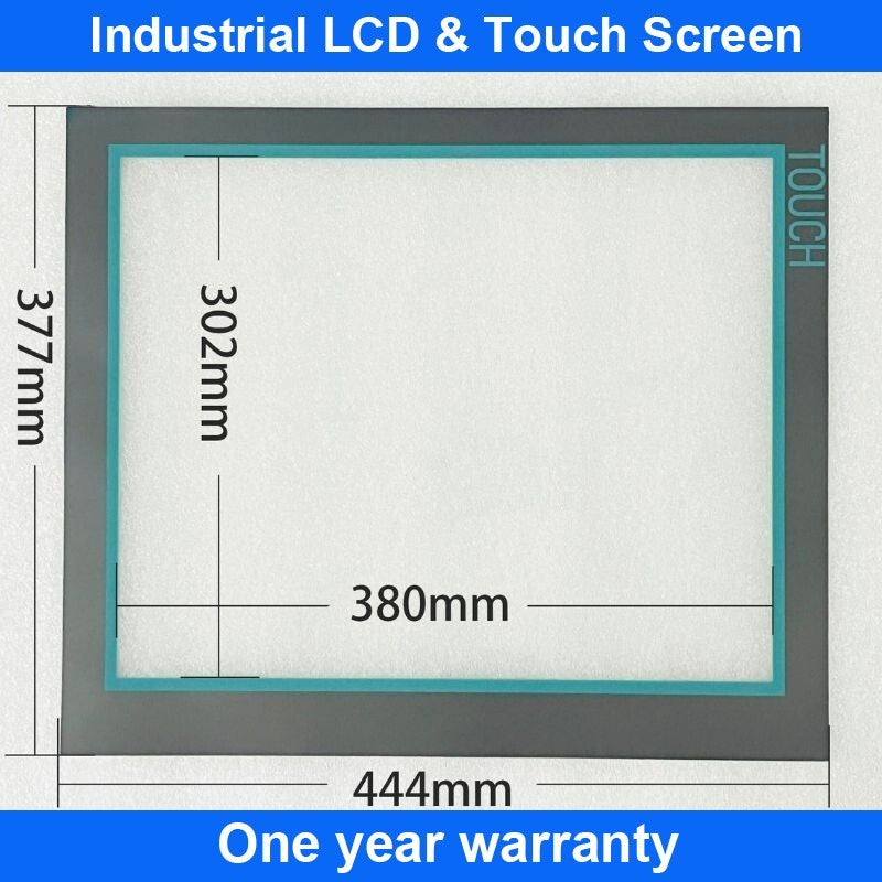 Touch Screen Panel MP377-19 MP377 19" TOUCH 6AV6644-0AC01-2AX0 + Overlay Film