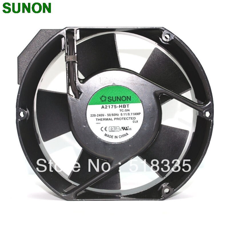 For Sunon A2175 HBT AC Fan 171x151x5 mm 17CM 17251 230VAC 50 60Hz