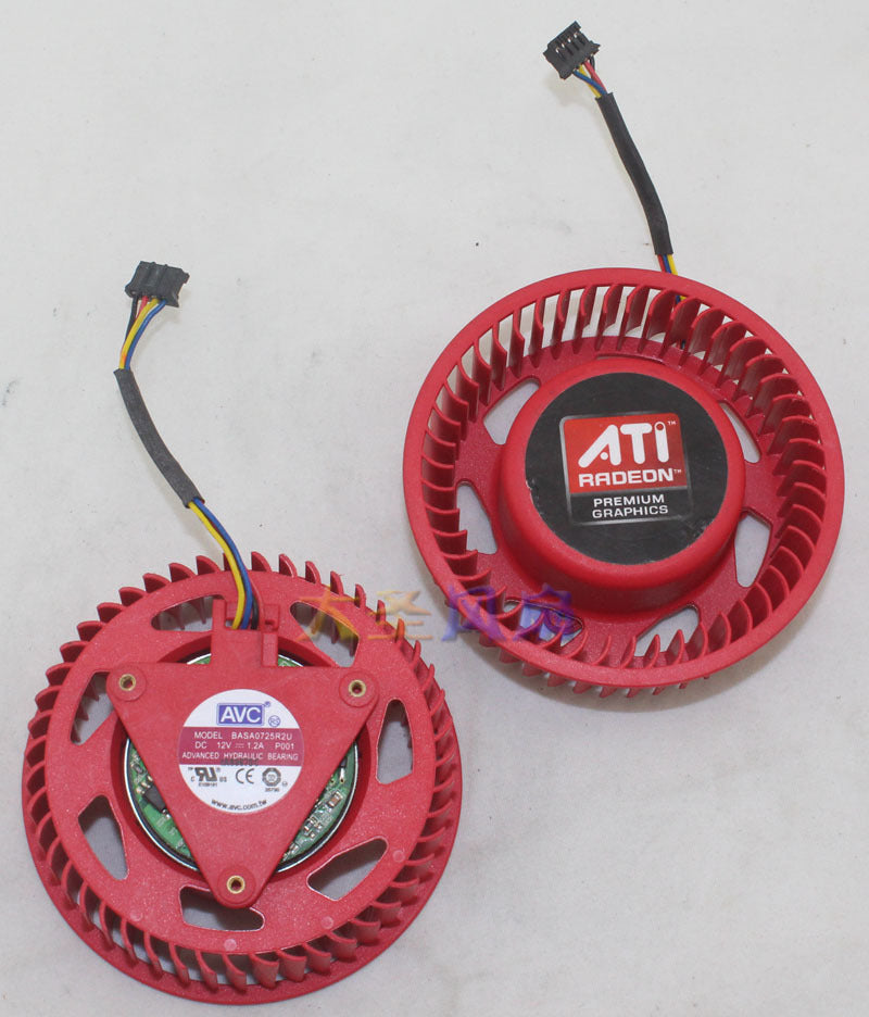 1pcs New ATI Radeon HD4870 5870 HD5770 5970 HD6970 Graphic Card Fan BASA0725R2U