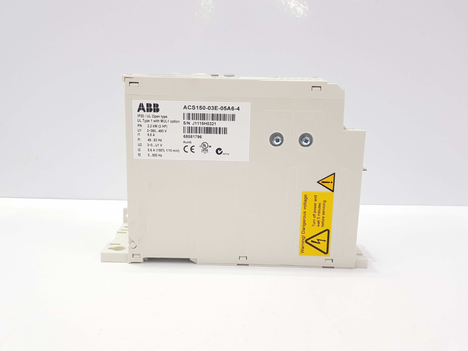ABB ACS150-03E-05A6-4 INVERTER MICRO DRIVE Free Shipping