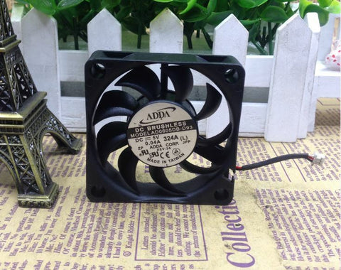 ADDA AD0605DB-D93 6CM 6015 60*60*15mm 0.04A DC 5V Dual ball axial cooling fan