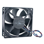 AUB0812M 8cm 80mm fan 80x80x25mm DC12V 0.17A 3pin Axial flow fan cooling fan