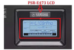 New LCD Screen For Yamaha PSR-E473 PSR E473 LCD Panel LCD Display