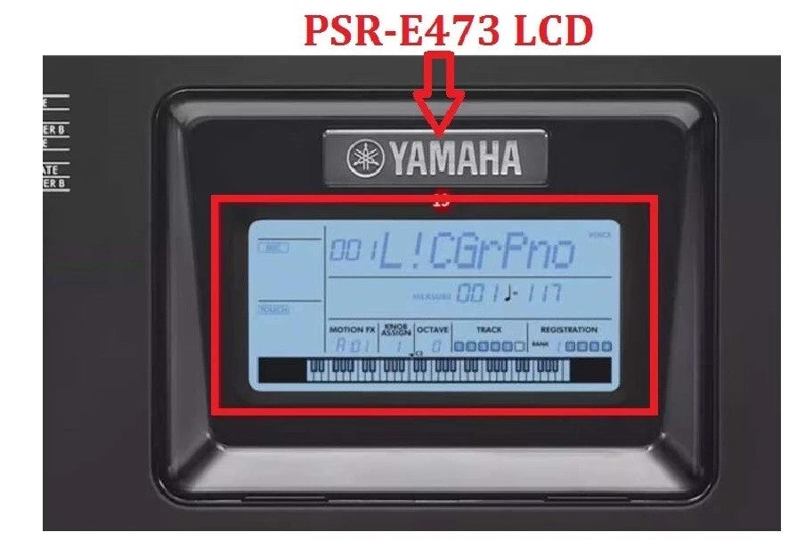 New LCD Screen For Yamaha PSR-E473 PSR E473 LCD Panel LCD Display