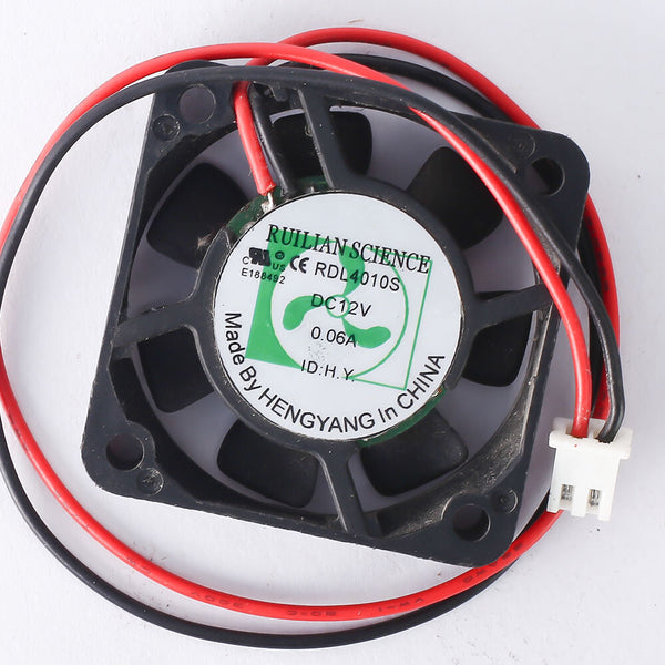 XFAN XINRUILIAN DC FAN Model RDL4010S DC12V 0.06A 2pin