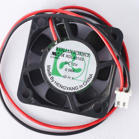 XFAN XINRUILIAN DC FAN Model RDL4010S DC12V 0.06A 2pin