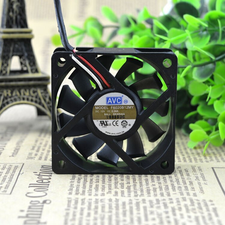 AVC F6020812MY 12V 0.24A COOLING FAN 3wires