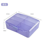Medicine Pill Box 6 large Grids Pills Box for Vitamin/ capsule pill case