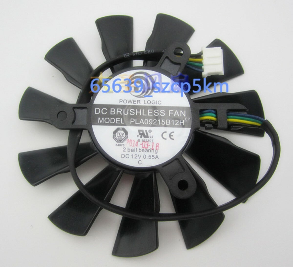 New MSI N560 570 580GTX HD6870 Graphics Card Fan HA9010H12SF-Z DC12V 0.55A