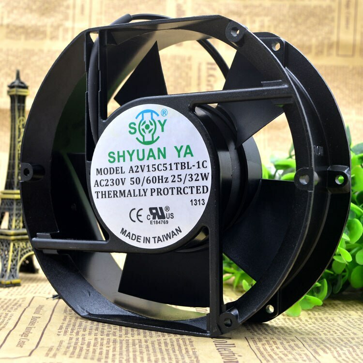 FOR SHYUAN YA A2V15C51TBL-1C 17251/50 220V double ball inverter axial fan