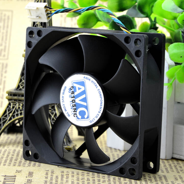 Genuine Original Evercool Jet Cold Efs-08e12h-p2 8025 4-wire Pwm Fan 12v 0.35a