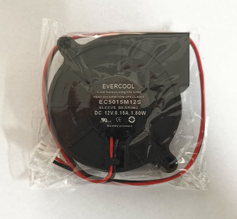 EVERCOOL EC5015M12S 12V 0.15A 1.80W 2-wire Turbo Blower Cooling Fan
