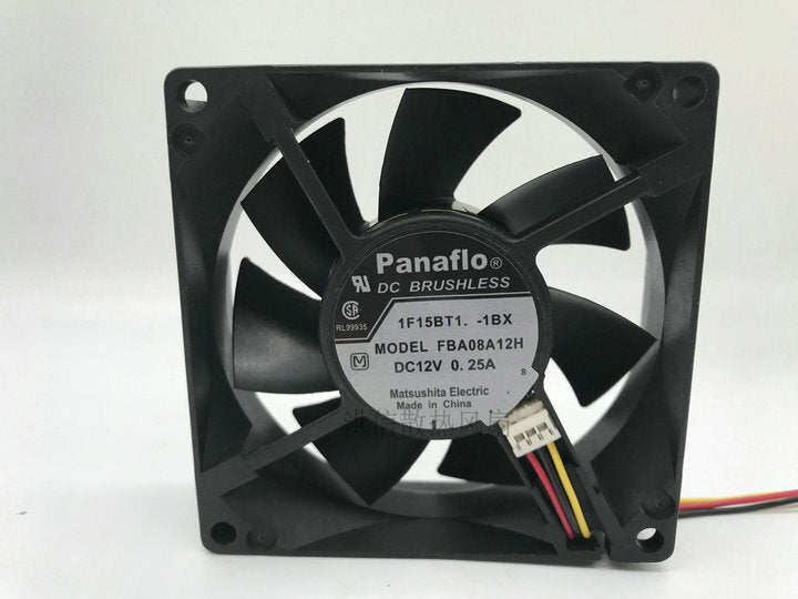 FBA08A12H 12V 0.25A 8CM 8025 3-wire cooling fan