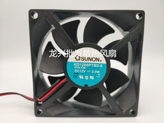 1 PCS SUNON Fan KD1208PTB2-6 DC 12V 2.0W 8025 8CM 2 Wire chassis cooling fan