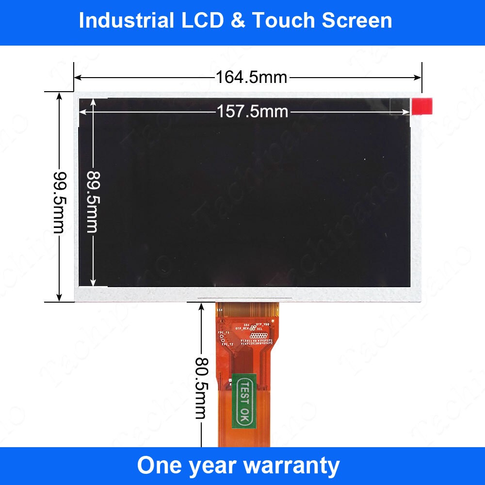 LCD Screen for TM070RDH10 7" Brand New and Original Display