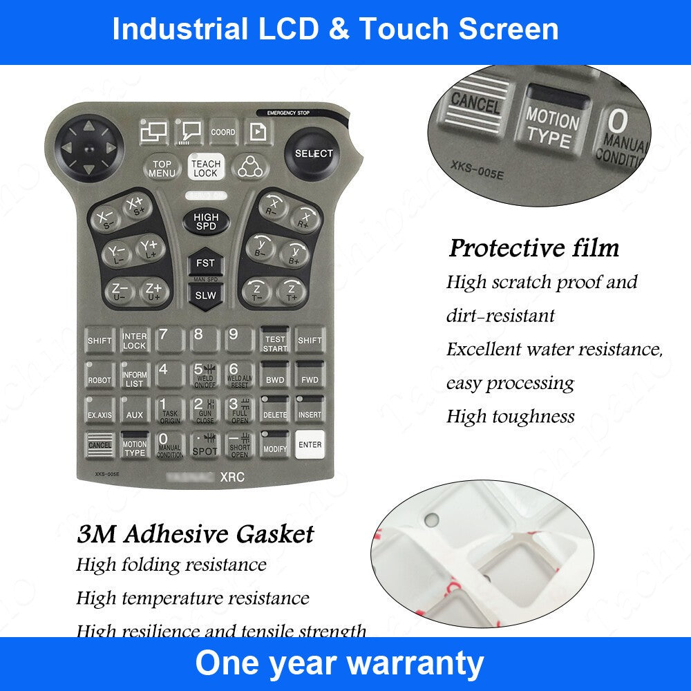 Plastic Case for Yaskawa XRC JZNC-XPP02 JZNC-XPP02B with Overlay + LCD Screen