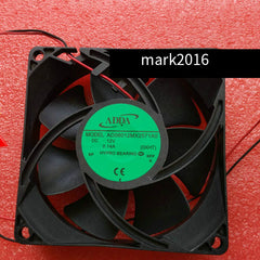 ADDA 8025 AD08012MX2571A0 DC12V 0.14A 8cm 2 line mute cooling fan