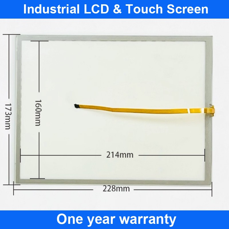 Touch Screen Panel Glass PanelView Plus 7 2711P-T10C22D9P-A + Overlay Film