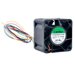 VF40281BX-Q110-S9H 40mm DC12V 18W 4pin cooling fan for 1U server power supply