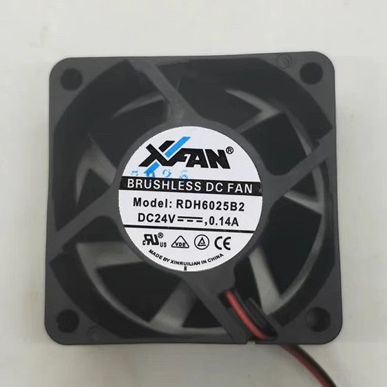 XFAN RDH6025B2 DC24V 0.14A 6CM 6025 Inverter Cooling Fan
