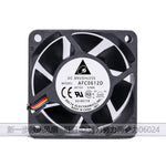 For DELTA AFC0612D 60mm fan 6025 60x60x25mm 12V 0.60A 4-wire 4Pin cooling fan