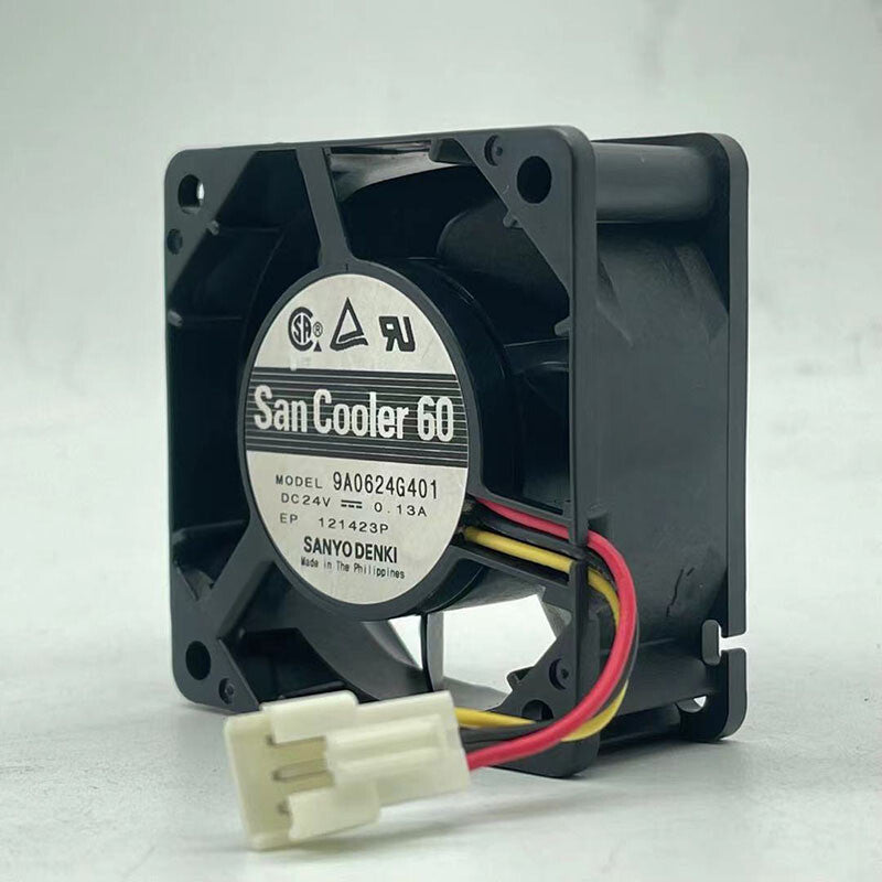 1PC Sanyo 9A0624G401 24V 0.13A 6CM 6025 6 cm inverter cooling fan