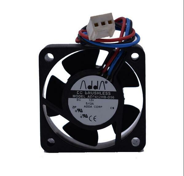 ADDA AD0412HB-D56 0.12A DC12V 40*40*15MM 3 wire fan DC fan