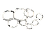 M3-M41-2/5/10/30PCS 304 Stainless Steel Three Wave Washers Spring Washer