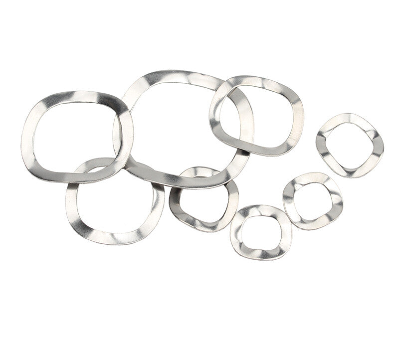 M3-M41-2/5/10/30PCS 304 Stainless Steel Three Wave Washers Spring Washer