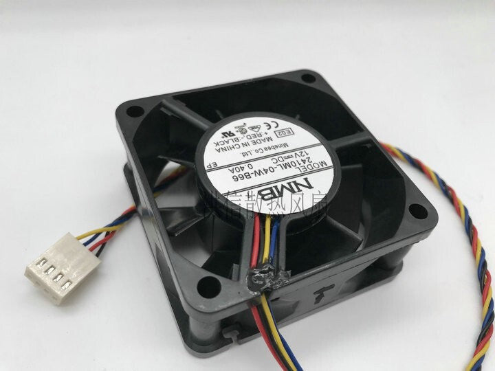 NMB 2410ML-04W-B66 6025 DC12V 0.40A 6cm 60 x 25MM4 wire cooling fan