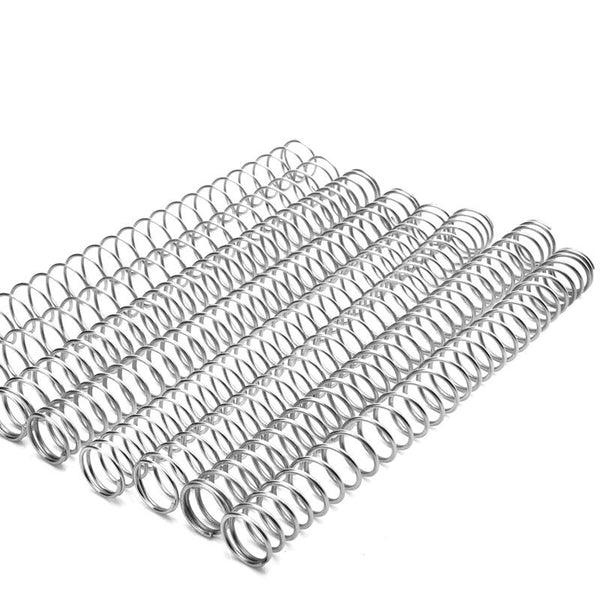 1.5mm WD 21mm OD Stainless Steel Compression Spring Compressed Pressure Springs