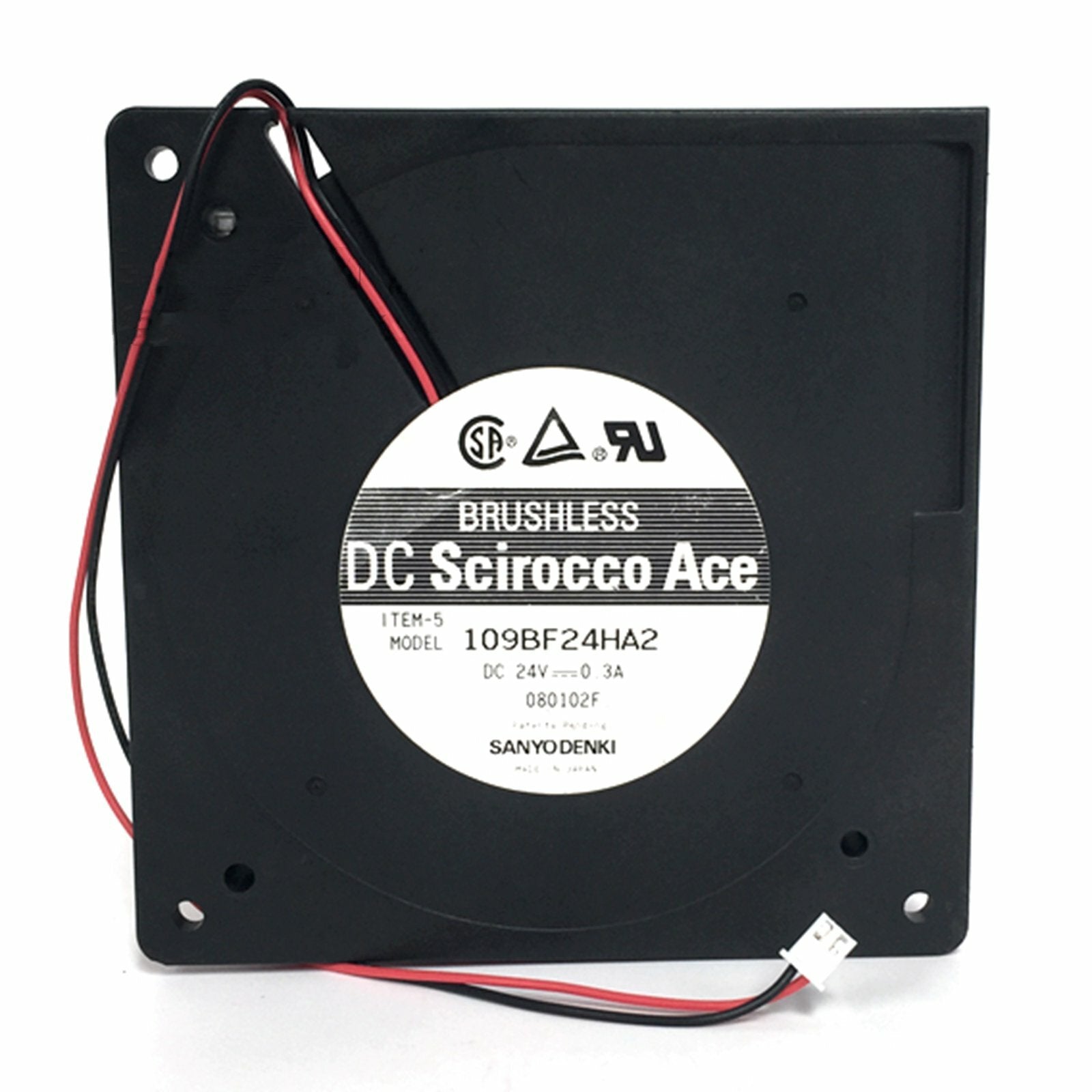 For Sanyo 109BF24HA2 DC24V 0.3A Inverter Cooling Fan#QW