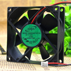 ADDA AD0824UX-A71GL 8025 8CM 24V 0.09A 2-wire inverter fan