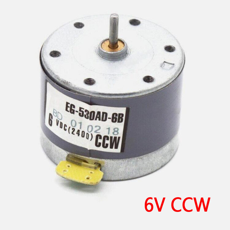 530 Motor DC 6V 9V 12V 2400RPM - EG-530AD-2B/2F Micro-motor CW/CCW For DIY Parts