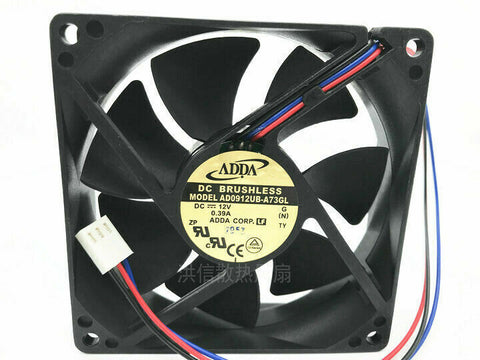 1pcs AD0912UB-A73GL 12V 0.39A 9CM 9025 3-wire chassis cooling fan