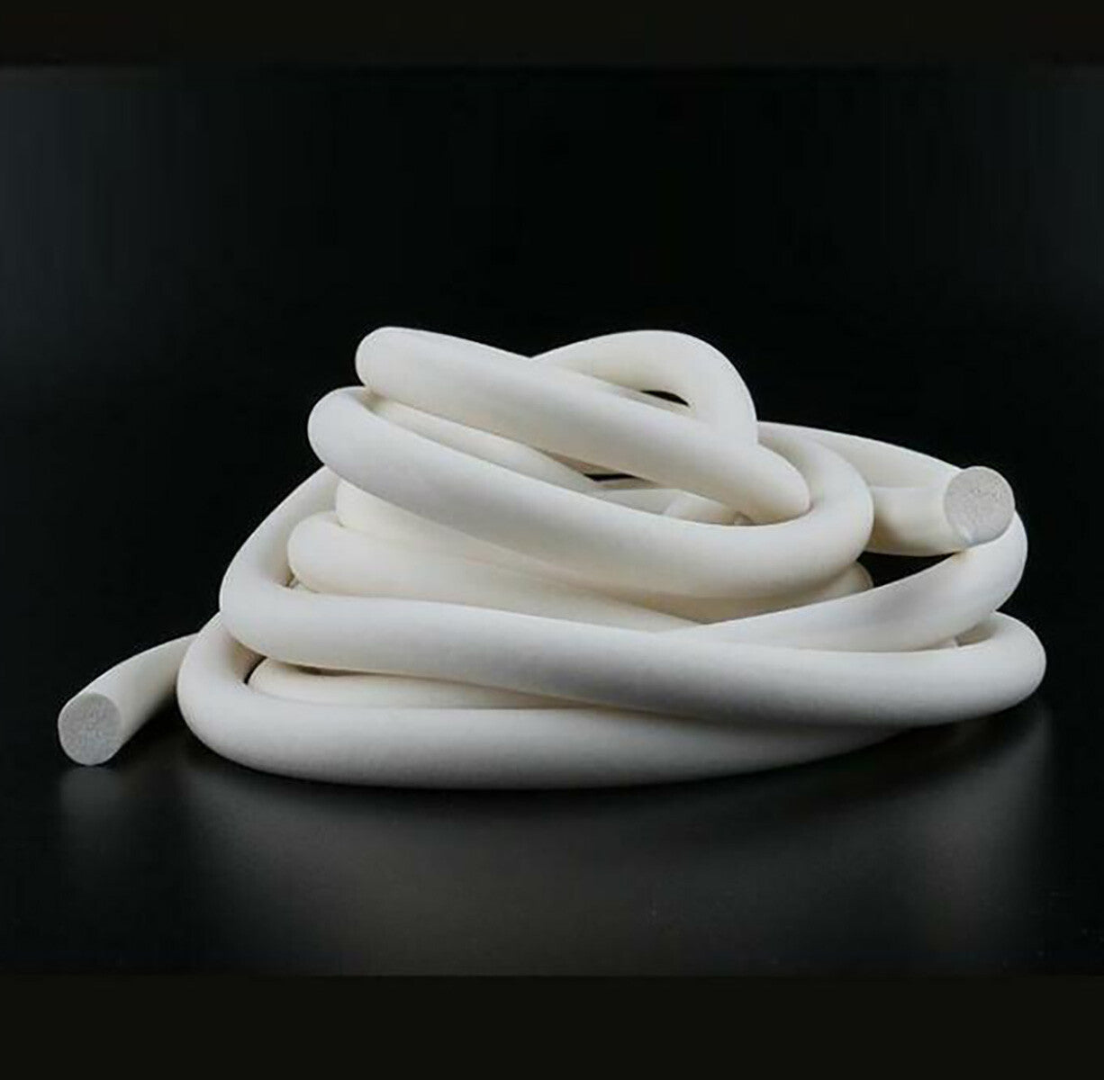 Dia1-20mm Silicone Rubber Foamed Seal Strip Round Sponge Cord Sealing Waterproof