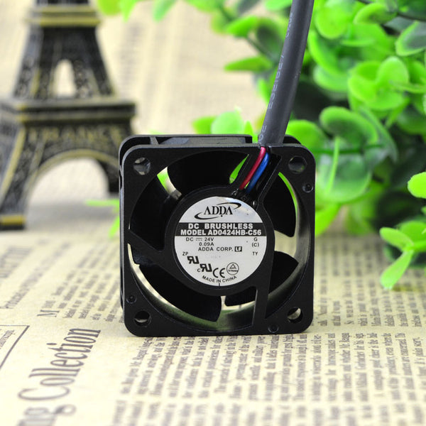 1pc ADDA AD0424HB-C56 fan 4020 4CM 24V 0.09A 3pin
