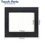 2711-T6C5L1 2711-T6C9L1 Front Overlay for Touch Screen Panel Replacement Part