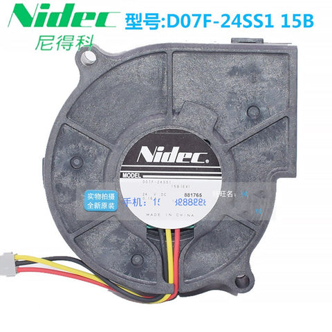Nidec D07F-24SS1 15B Server Cooling Fan DC 24V 0.16A 75x75x30mm 3-wires 2 wires