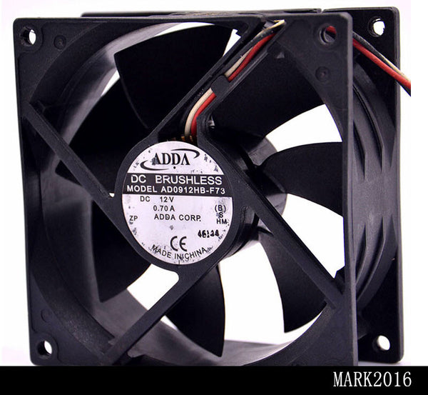 ADDA AD0912HB-F73 12V 0.70A 92*92*38MM 3 lines fan