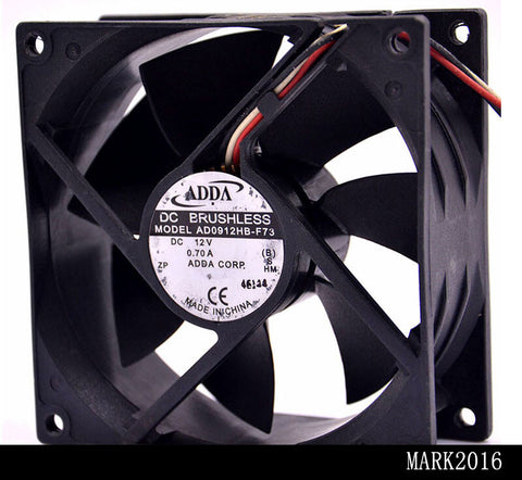 ADDA AD0912HB-F73 12V 0.70A 92*92*38MM 3 lines fan