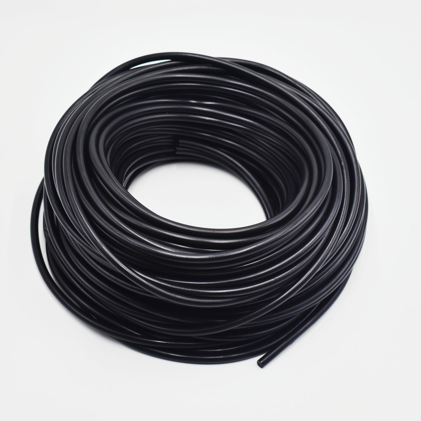 Black Fluorine Rubber Solid Sealing Strip Round Bar Dia2~15mm HIGH TEMP