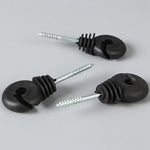 Electric Fence Offset Ring Insulator Fencing Screw In Posts Wire Safe 50Pcs