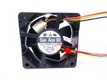 1PC Sanyo 9S0612F401 6CM 6025 12V 0.08A double ball mute cooling fan