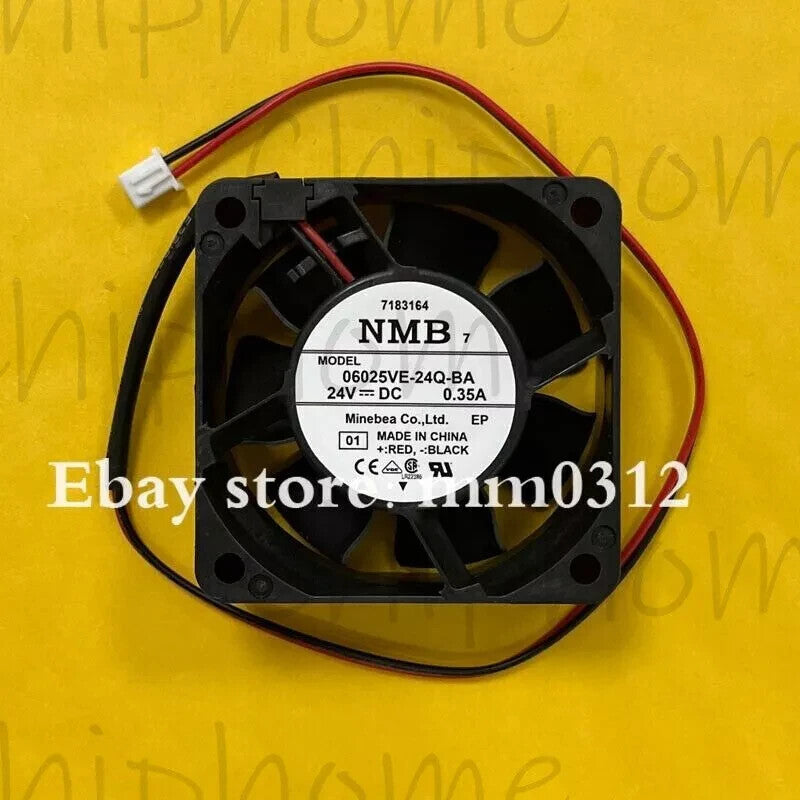 NMB 06025VE-24Q-BA DC24V 0.35A 6025 6CM 2-wire inverter cooling fan