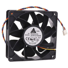 For Delta QFR1212GHE High Speed GPU Cooling Fan 120X120X38mm DC 12V 2.7A 4wires