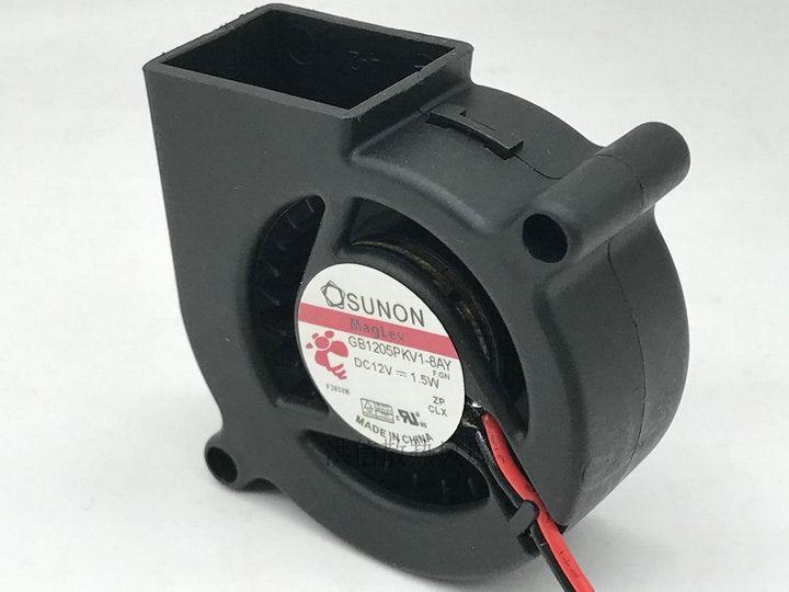 SUNON GB1205PKV1-8AY 5020 12V 1.5W Turbo Blower Fan