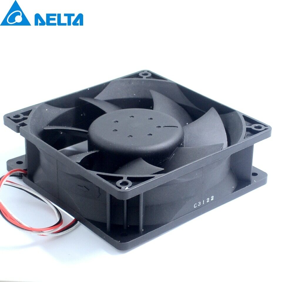 AFB1212SHE 120mm 1.60a 12v quiet double ball temperature control cooling fan