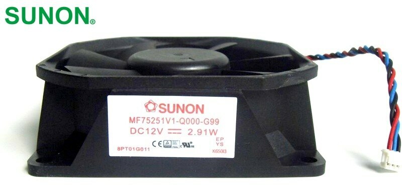 SUNON PT-LW321EA MF75251V1-Q000-G99 Projector cooling fan 7525 12V 2.91W
