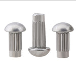 M2.5x(4-8mm) Aluminum half-round head knurled rivets percussion solid rivet